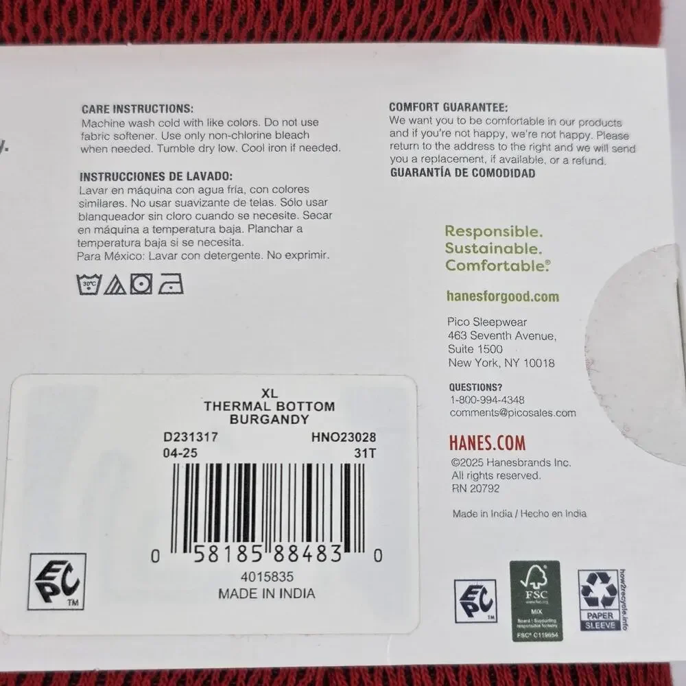 Hanes men’s tagless